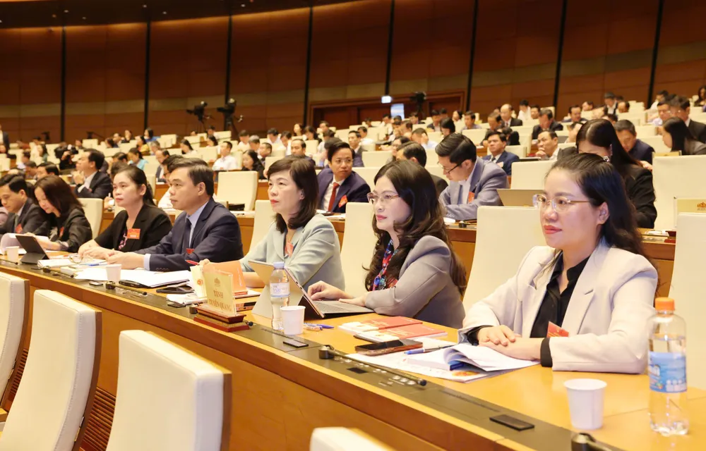 Các đại biểu dự hội nghị, sáng 15-11. Ảnh: QUANG PHÚC