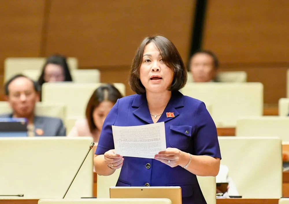 ĐB Nguyễn Thị Thu Thủy (Gia Lai). Ảnh: QUANG PHÚC