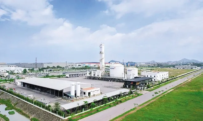 Dự án sản xuất khí công nghiệp của Tập đoàn Messer (Đức) tại Thái Nguyên. Ảnh: EuroCham