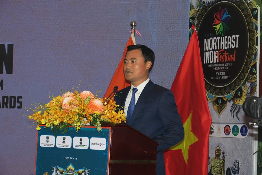 Phó Chủ tịch UBND TPHCM Bùi Xuân Cường phát biểu tại buổi lễ. Ảnh: MINH CHÂU Phó Chủ tịch UBND TPHCM Bùi Xuân Cường phát biểu tại buổi lễ. Ảnh: MINH CHÂU