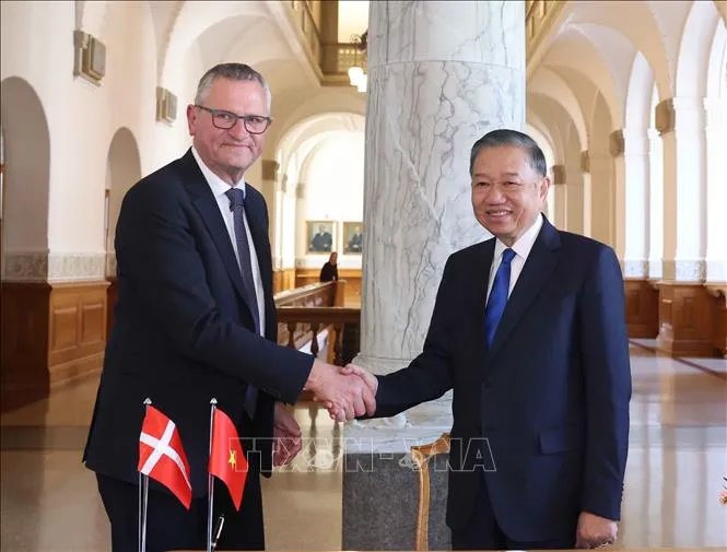 Tổng Bí thư, Chủ tịch nước Tô Lâm hội kiến Chủ tịch Quốc hội Đan Mạch Henrik Frandsen