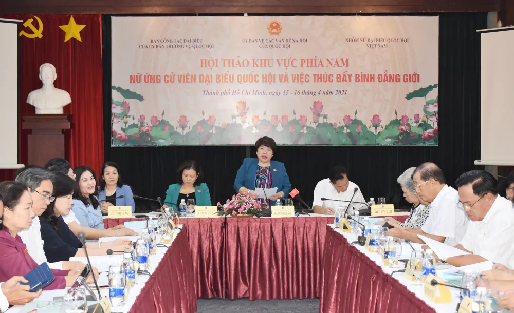 Tỷ lệ nữ đại biểu Quốc hội và HĐND các cấp chưa đạt như mong muốn ảnh 1