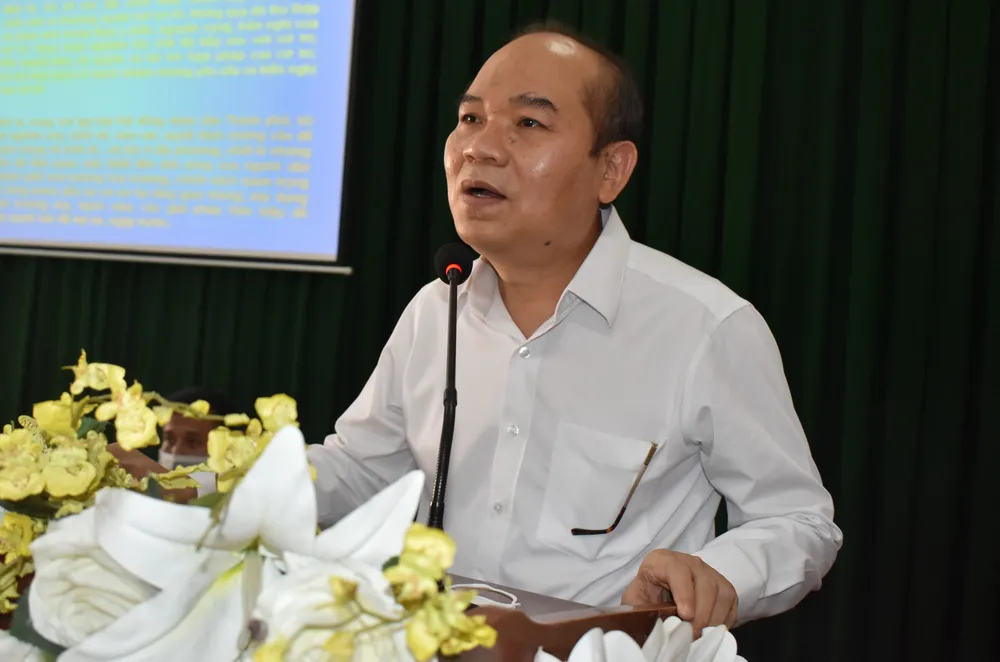 Ứng cử viên cam kết đảm bảo chất lượng môi trường sống nếu trúng cử HĐND TPHCM ảnh 1