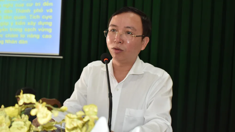 Ứng cử viên cam kết đảm bảo chất lượng môi trường sống nếu trúng cử HĐND TPHCM ảnh 4