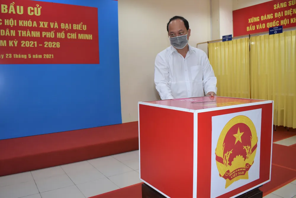 Đảm bảo sức khỏe cho người dân, lực lượng phục vụ công tác bầu cử ảnh 2