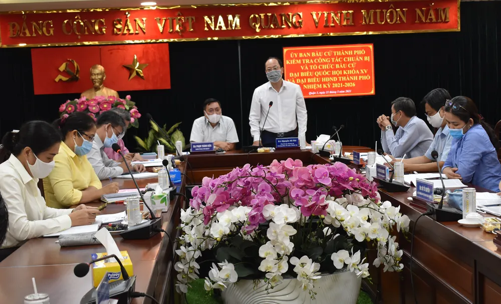 Đảm bảo sức khỏe cho người dân, lực lượng phục vụ công tác bầu cử ảnh 4