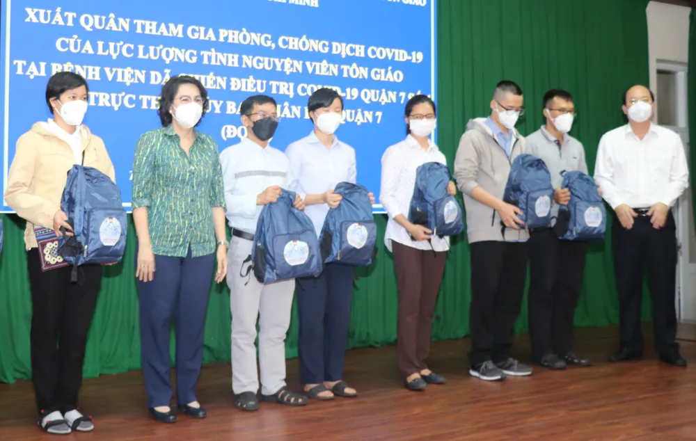 109 tình nguyện viên tôn giáo tham gia tuyến đầu chống dịch Covid-19 ảnh 2