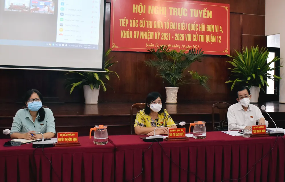 Cử tri kiến nghị Quốc hội, Chính phủ có chính sách hỗ trợ TPHCM khôi phục sản xuất ảnh 1