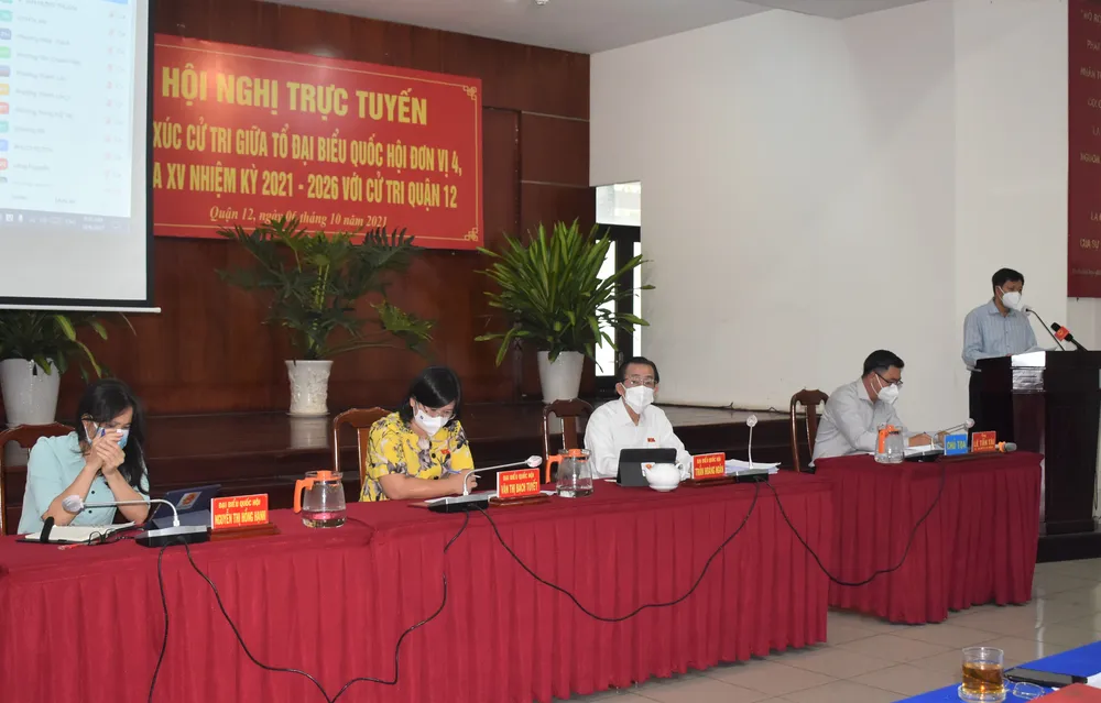 Cử tri kiến nghị Quốc hội, Chính phủ có chính sách hỗ trợ TPHCM khôi phục sản xuất ảnh 2