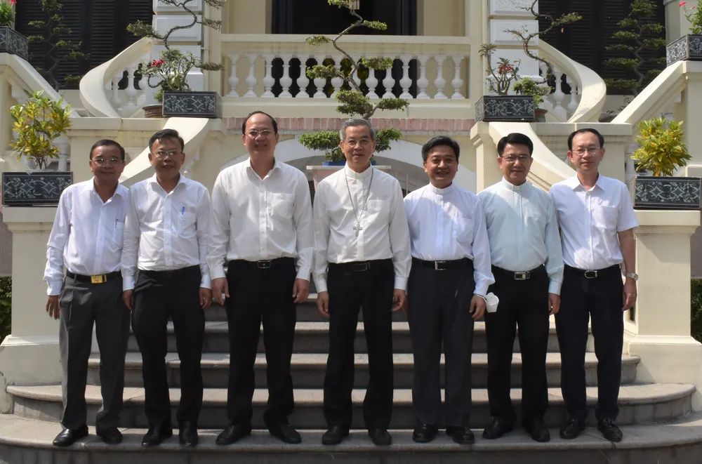 Lãnh đạo TPHCM thăm, chúc tết một số cơ sở tôn giáo ảnh 1