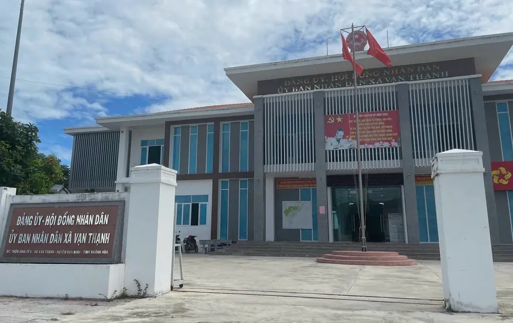 UBND xã Vạn Thạnh, huyện Vạn Ninh trước đây. Ảnh: K.N