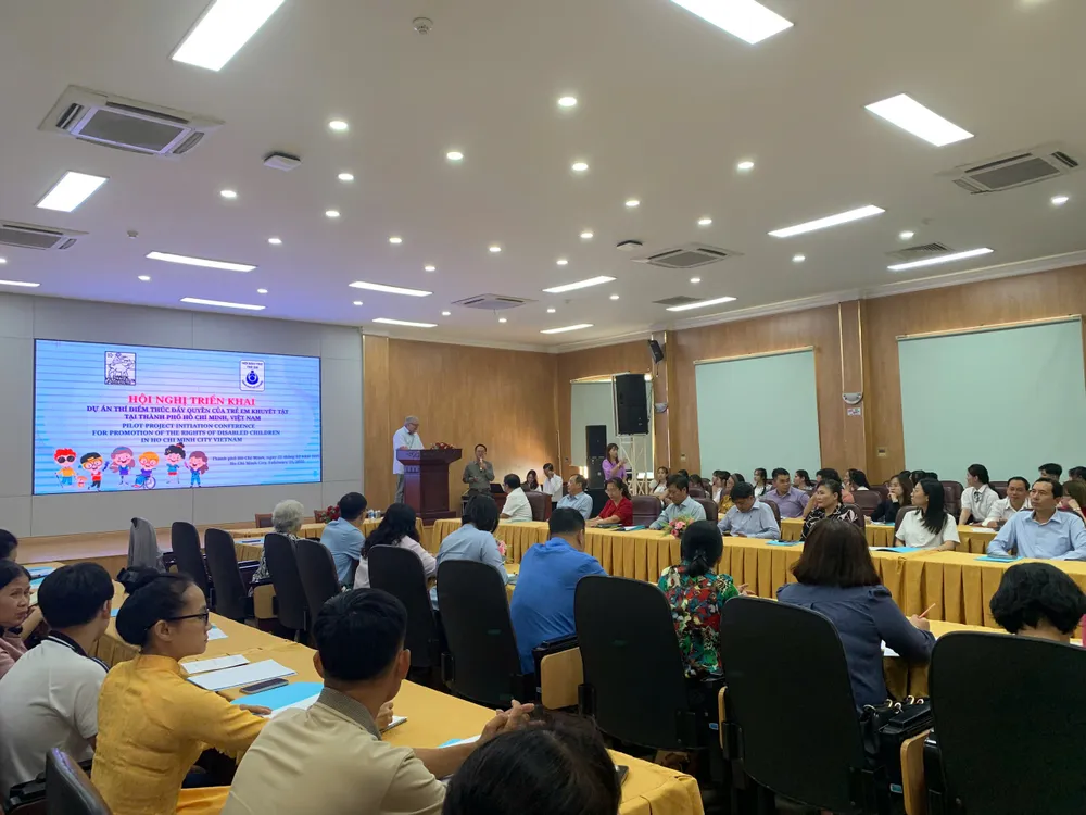 Triển khai dự án thí điểm thúc đẩy quyền của trẻ em khuyết tật tại TPHCM ảnh 1