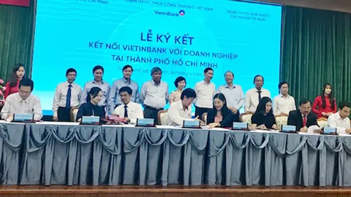 Tại hội nghị, các doanh nghiệp tham gia kí kết với tổng giá trị hơn 8.000 tỷ đồng vốn ưu đãi