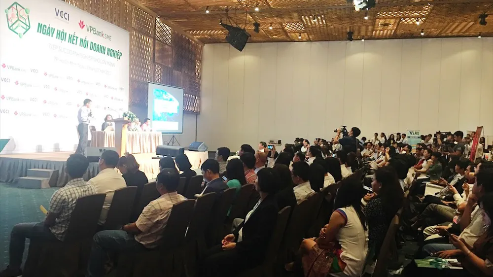 Quang cảnh ngày hội Kết nối doanh nghiệp