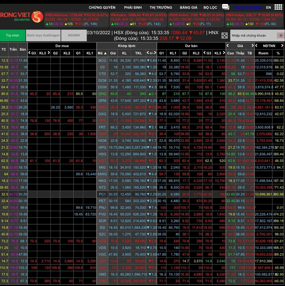 Bán tháo trong hoảng loạn, VN-Index mất thêm gần 46 điểm ảnh 1