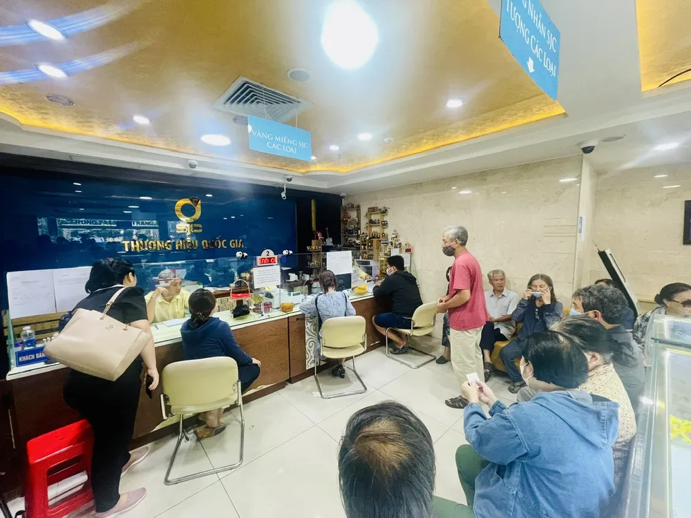 Giá vàng SJC chiều 14-1 tăng thêm 600.000 đồng/lượng