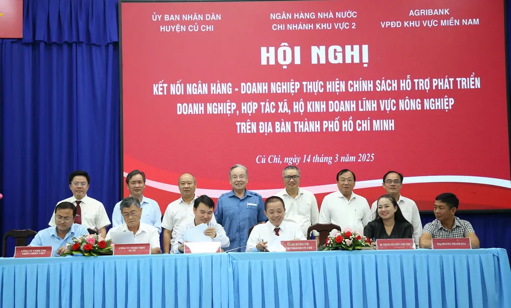 Một hội nghị kết nối ngân hàng- doanh nghiệp tại huyện Củ Chi