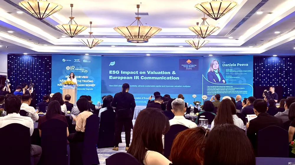 Quang cảnh Diễn đàn Góc nhìn IR trong khuôn khổ IR Awards 2026. Ảnh: NHUNG NGUYỄN