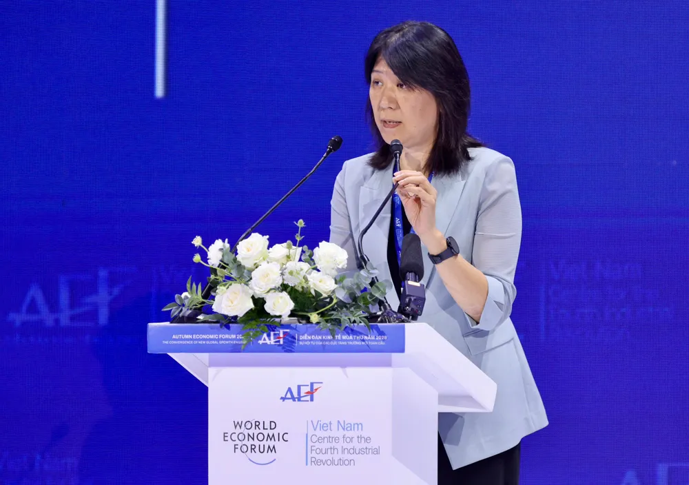 Bà Trương Kỳ, Phó Chủ nhiệm Cơ quan Nghiên cứu phát triển Quốc vụ viện, Đại diện chính quyền Trung Quốc.jpg