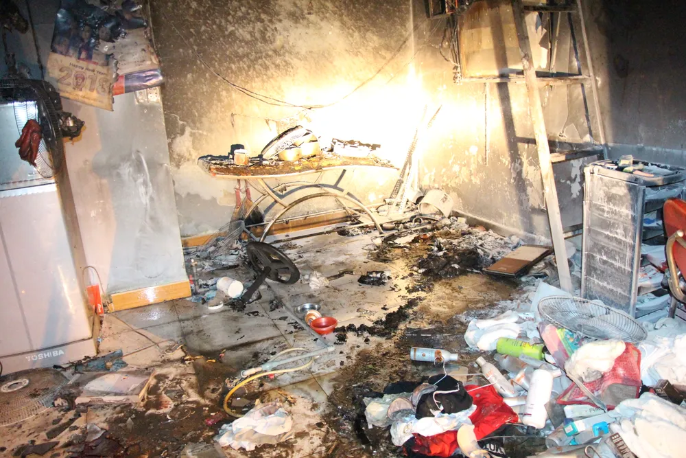 Hai người tử vong trong tiệm tóc bốc cháy nghi ngút ảnh 3