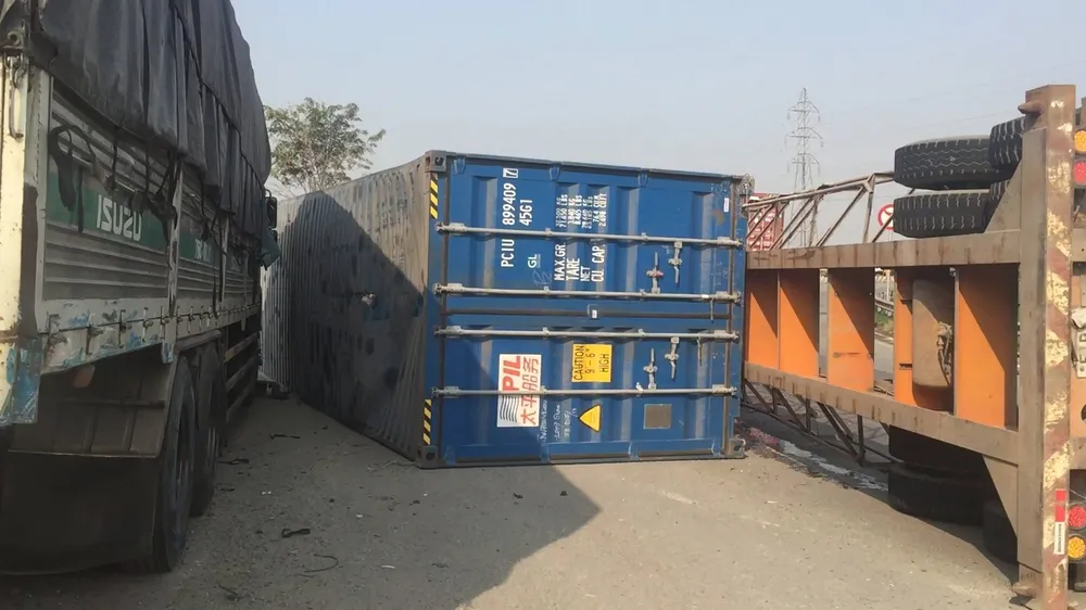 Hiện trường vụ việc. Ảnh: ĐAN NGUYÊN