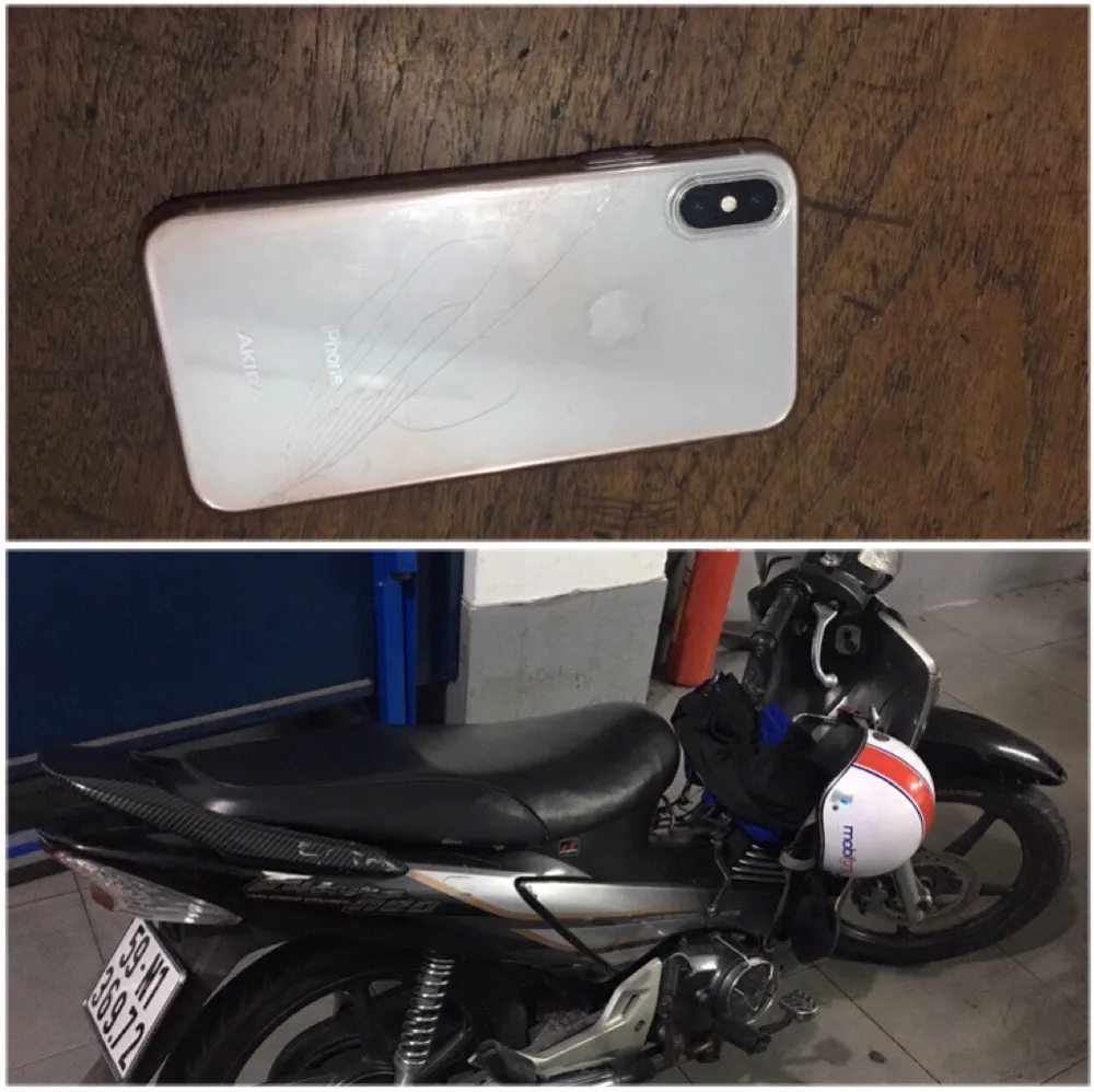 Trinh sát tóm gọn 2 tên cướp sau hơn 10km truy đuổi ảnh 1