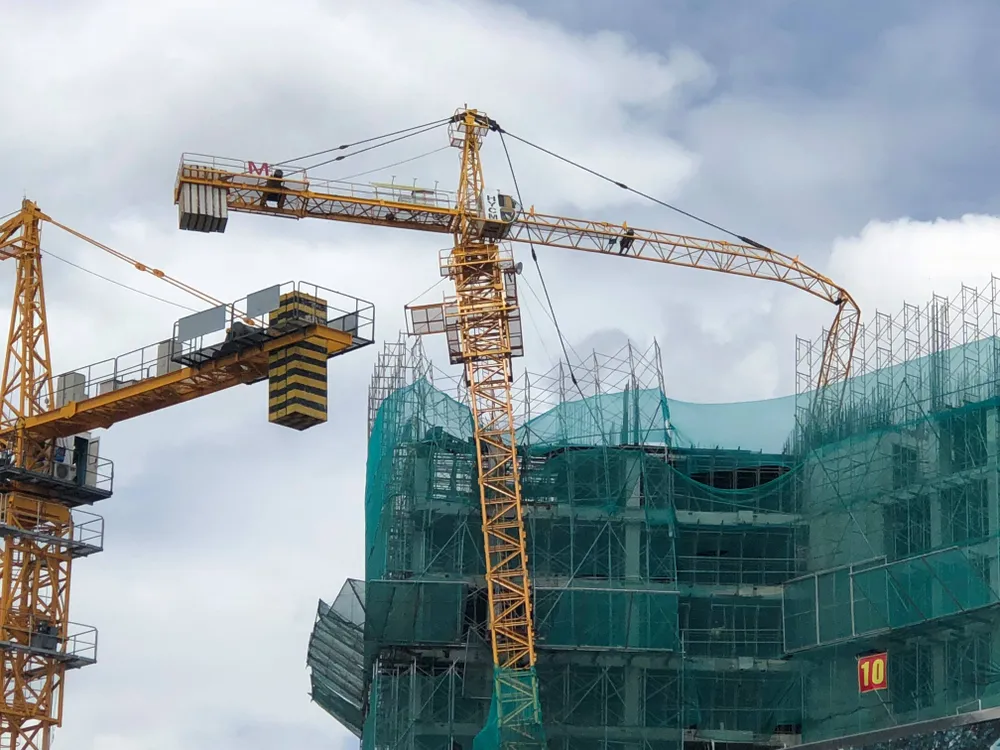 Gãy trục cần cẩu dự án Topaz Elite ở TPHCM ảnh 2