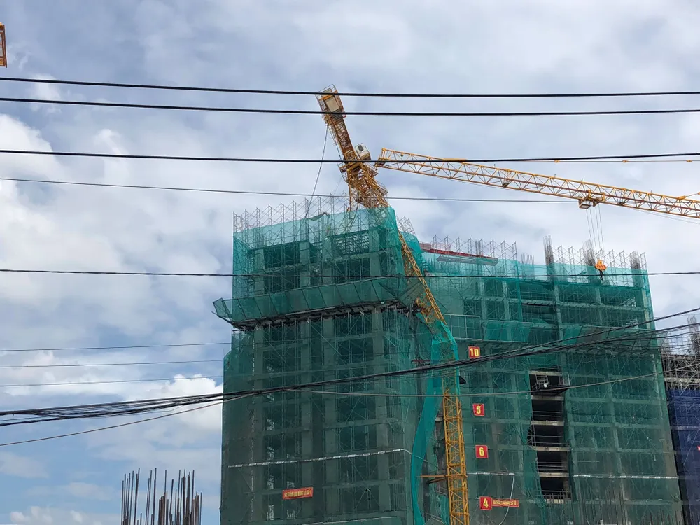 Gãy trục cần cẩu dự án Topaz Elite ở TPHCM ảnh 4