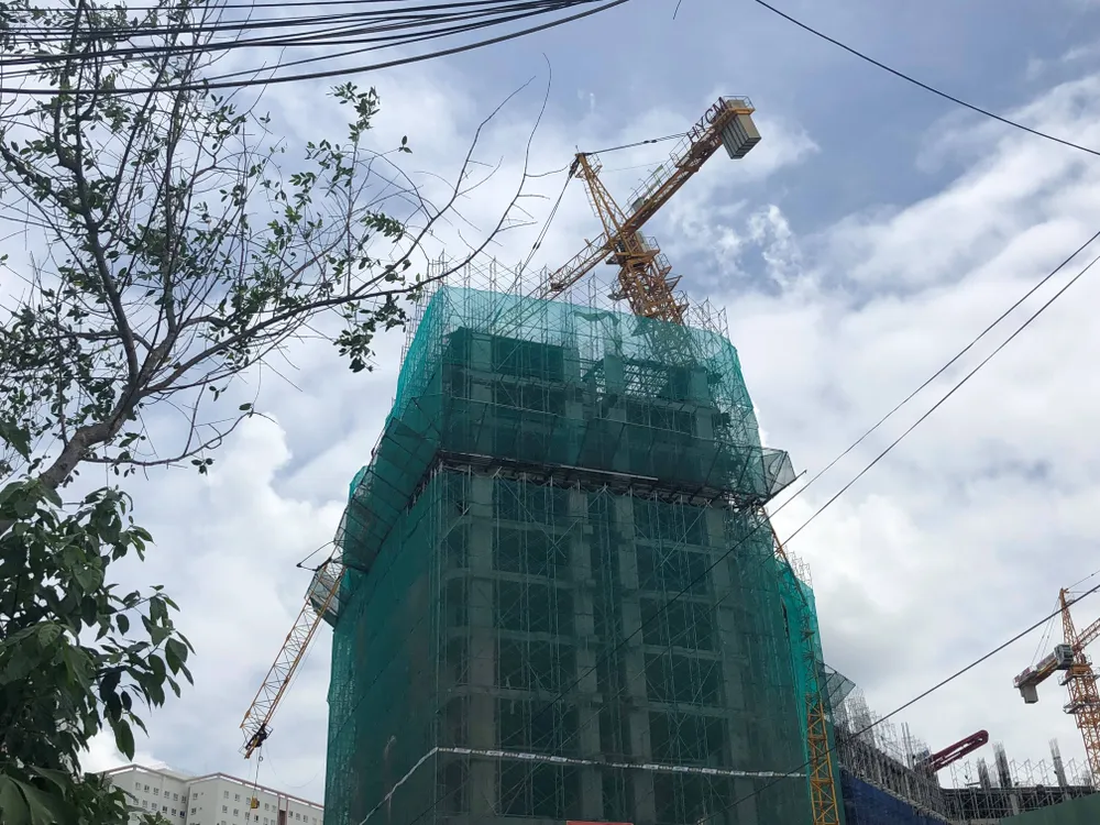 Gãy trục cần cẩu dự án Topaz Elite ở TPHCM ảnh 7