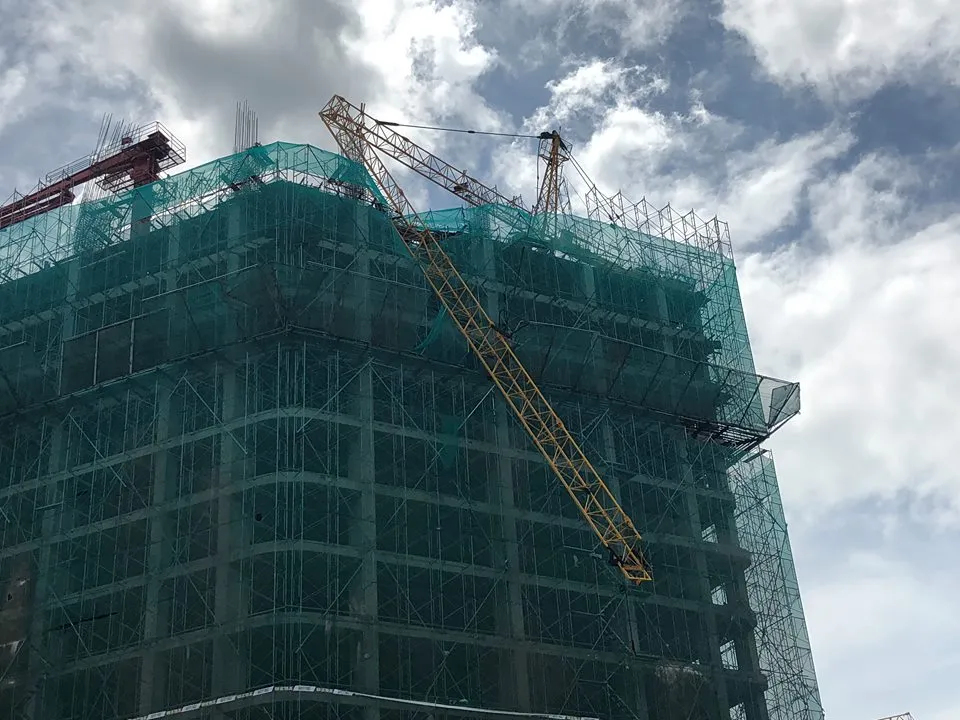 Gãy trục cần cẩu dự án Topaz Elite ở TPHCM ảnh 9