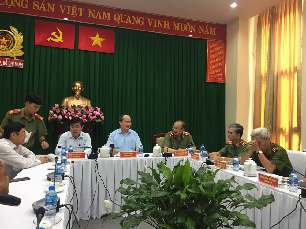 Công an TPHCM họp báo về vụ nổ trước trụ sở Công an phường 12, quận Tân Bình ảnh 2