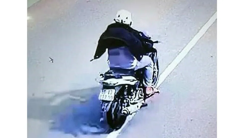 Hình ảnh nghi phạm trên camera.  Ảnh: ĐAN NGUYÊN