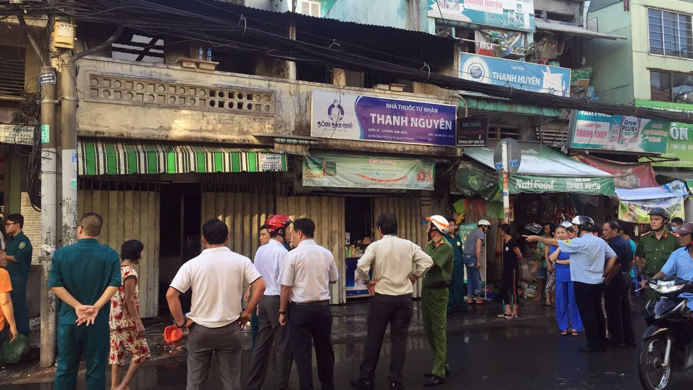 Căn nhà nơi xảy ra vụ cháy. Ảnh: CHÍ THẠCH