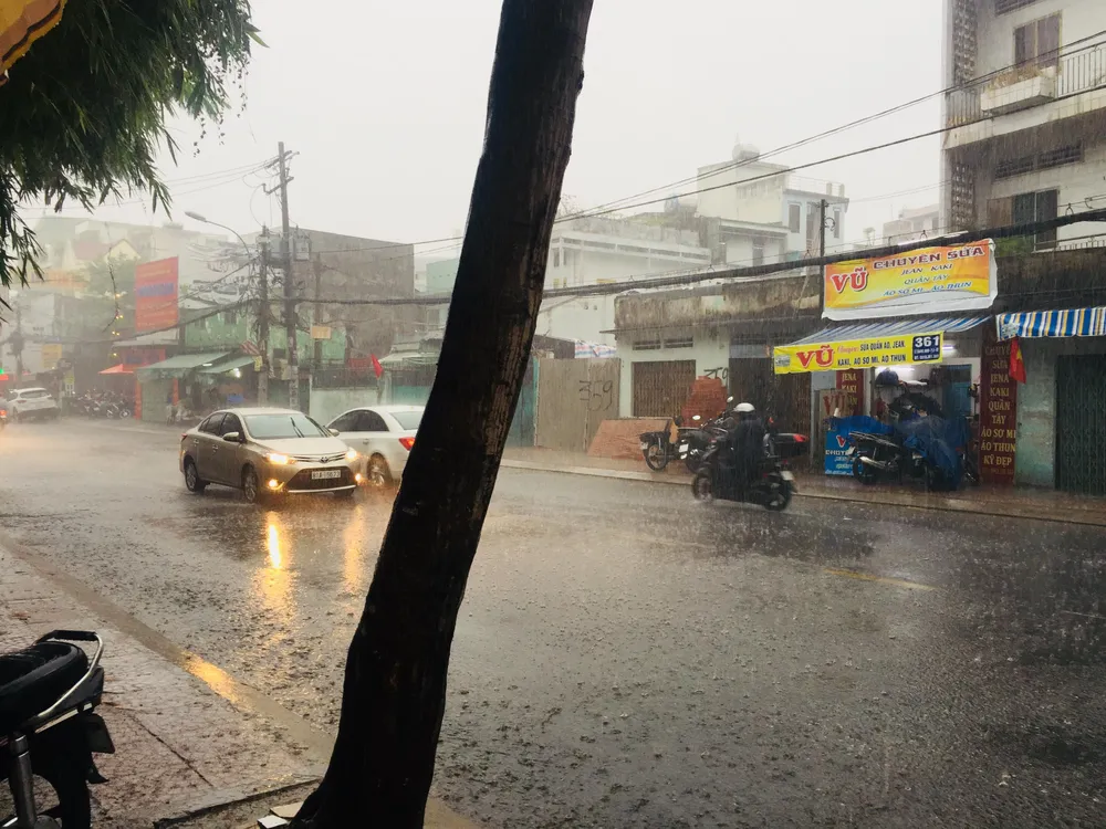  Cơn mưa “giải nhiệt” ở nhiều quận, huyện TPHCM trong dịp nghỉ lễ ảnh 3