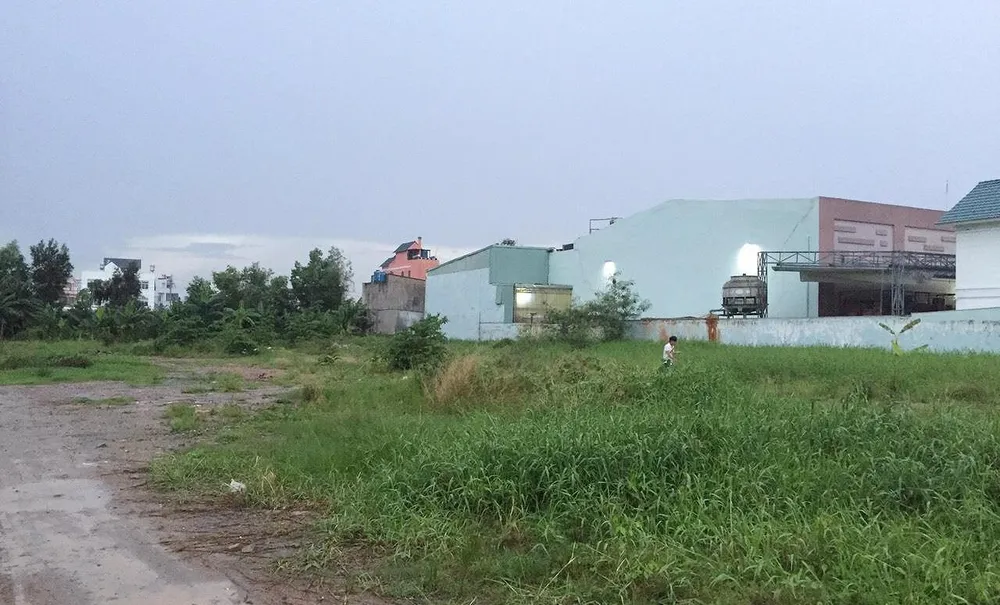 Khu đất ông Hải trốn thuế nhà nước. 