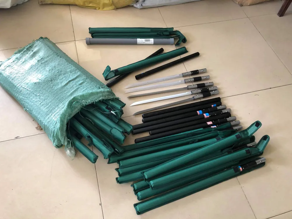 Tang vật thu giữ.