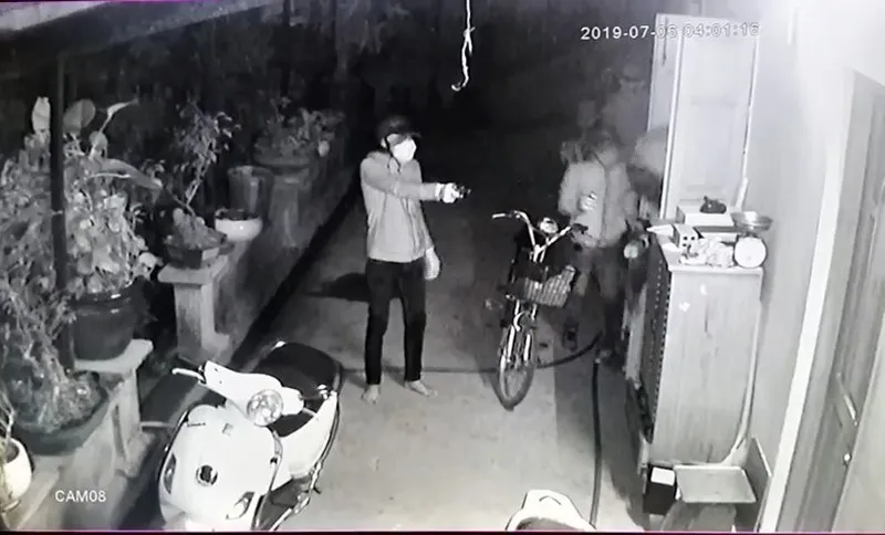 Hình ảnh nhóm đối tượng ghi nhận qua camera