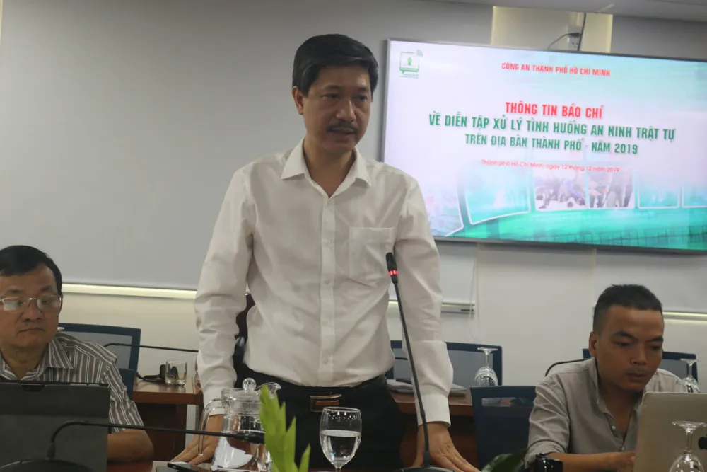 4.000 người diễn tập xử lý tình huống an ninh trật tự tại sân bay và trung tâm TPHCM ảnh 4