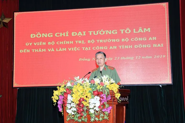  Đại tướng Tô Lâm thăm và làm việc với Công an tỉnh Đồng Nai ảnh 2