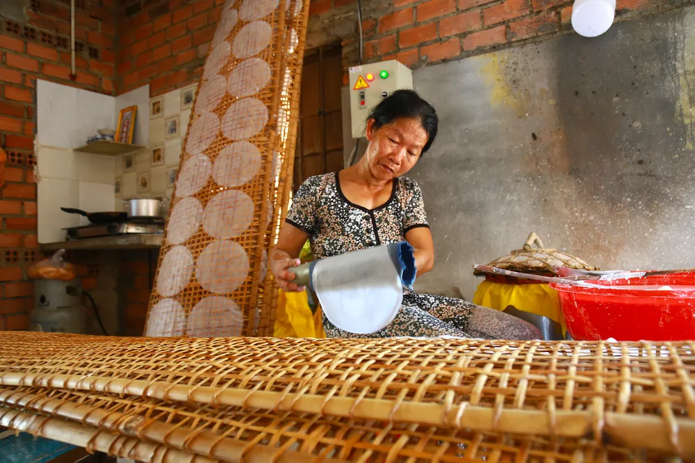 Trăm năm làng nghề bánh tráng An Ngãi ảnh 10
