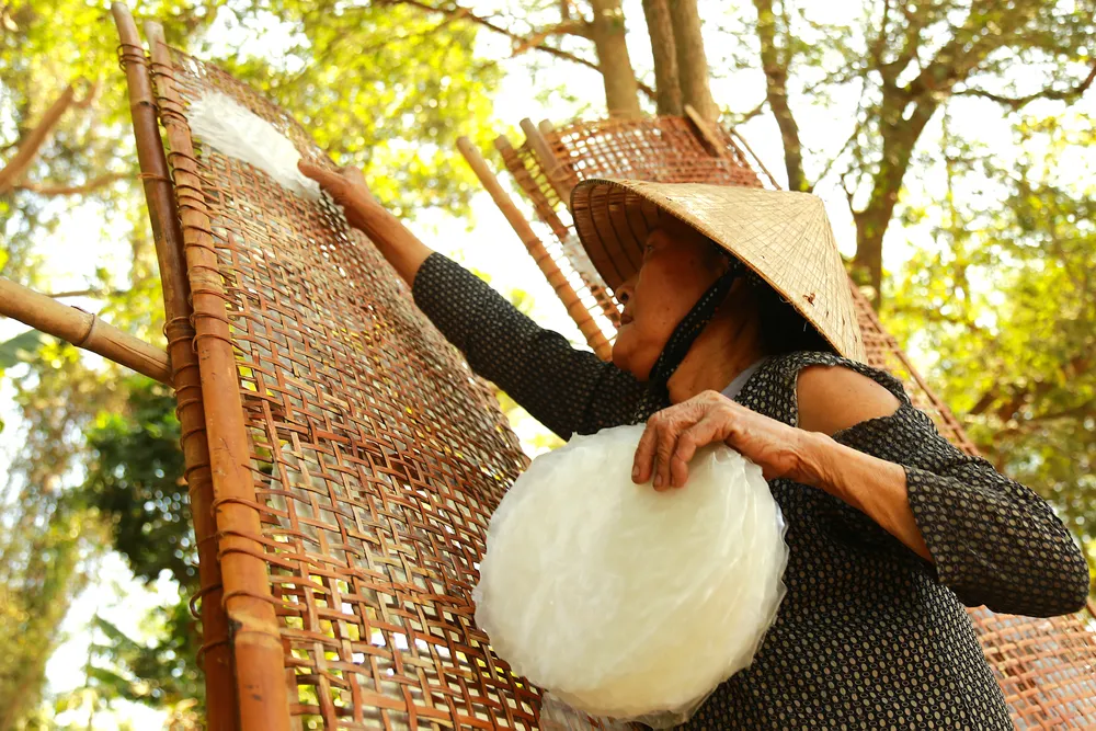 Trăm năm làng nghề bánh tráng An Ngãi ảnh 11