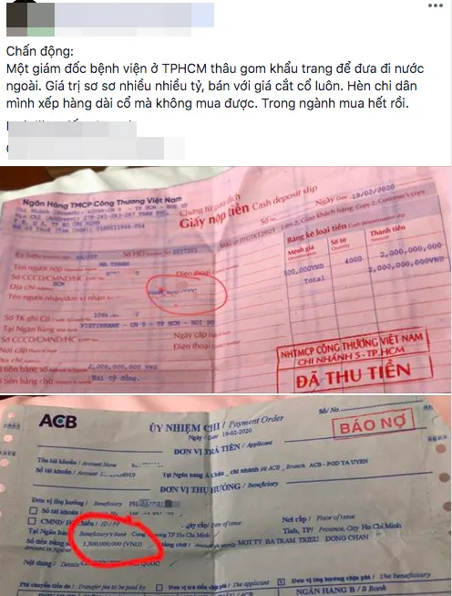 Không khởi tố vụ Giám đốc Bệnh viện quận Gò Vấp bị “tố” gom khẩu trang bán kiếm lời ảnh 1