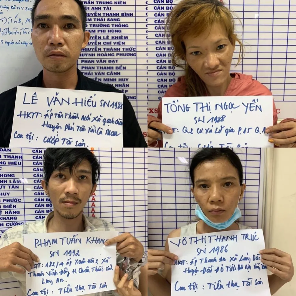 Cặp đôi nghiện ma túy dùng dao cướp xe ôm công nghệ ở TPHCM ảnh 1