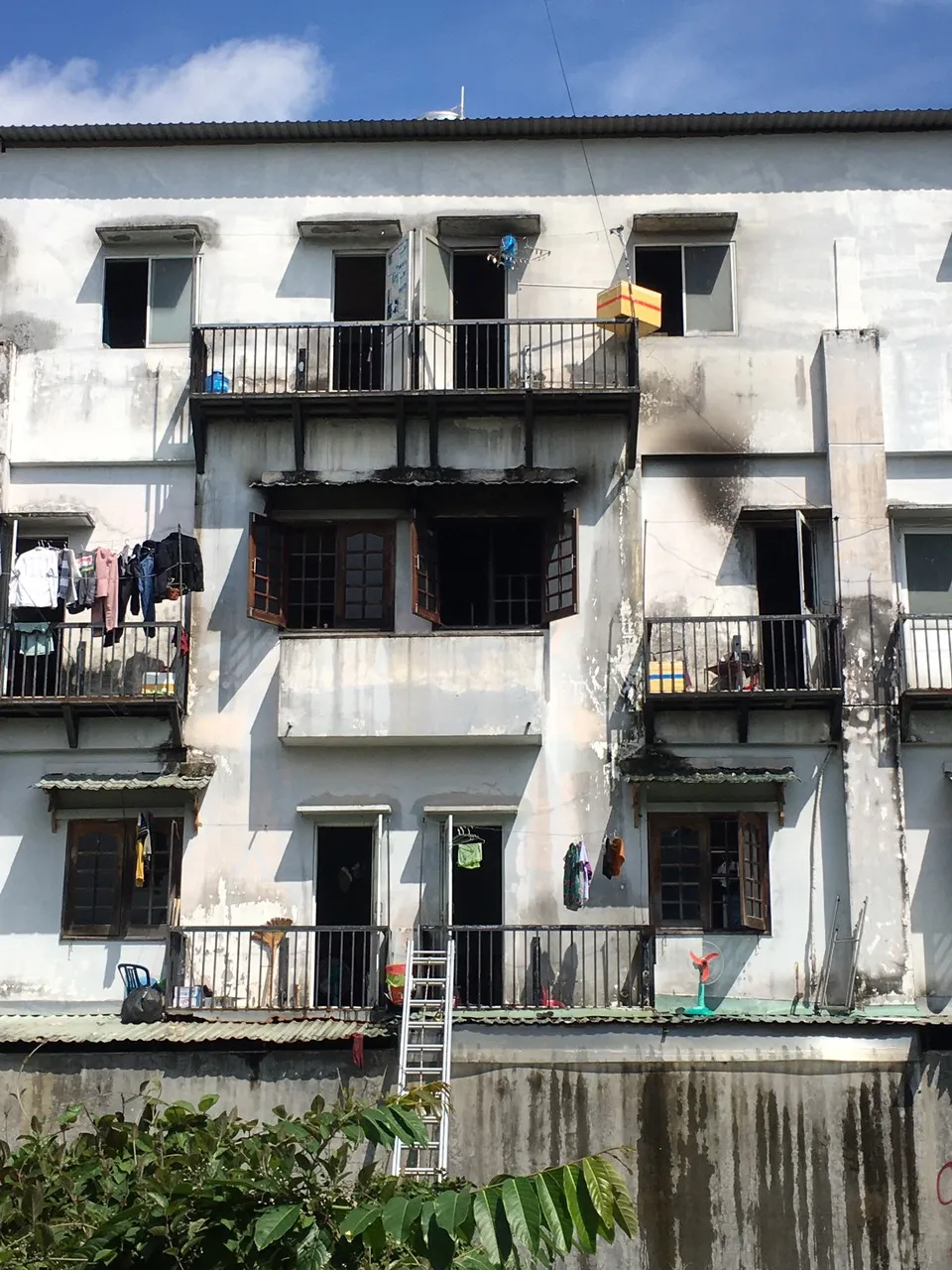 Cháy khu nhà trọ sinh viên ở quận 9 ảnh 1