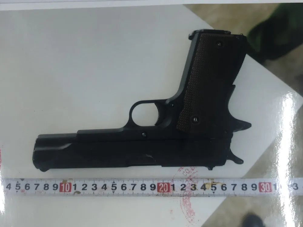 Thiếu niên táo tợn đột nhập tòa nhà trộm cắp và để quên súng ảnh 4