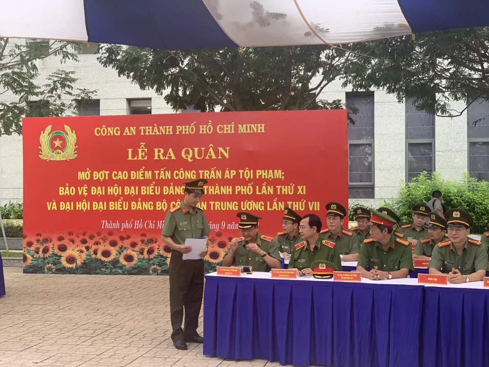 Công an TPHCM triển khai cao điểm đảm bảo an ninh trật tự trên địa bàn ảnh 1