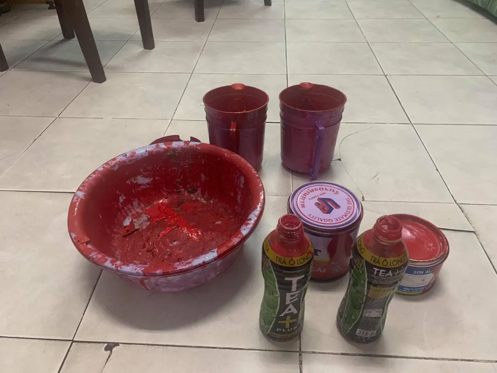 Khởi tố bắt giam với nhóm chuyên tạt sơn để đòi nợ ảnh 5