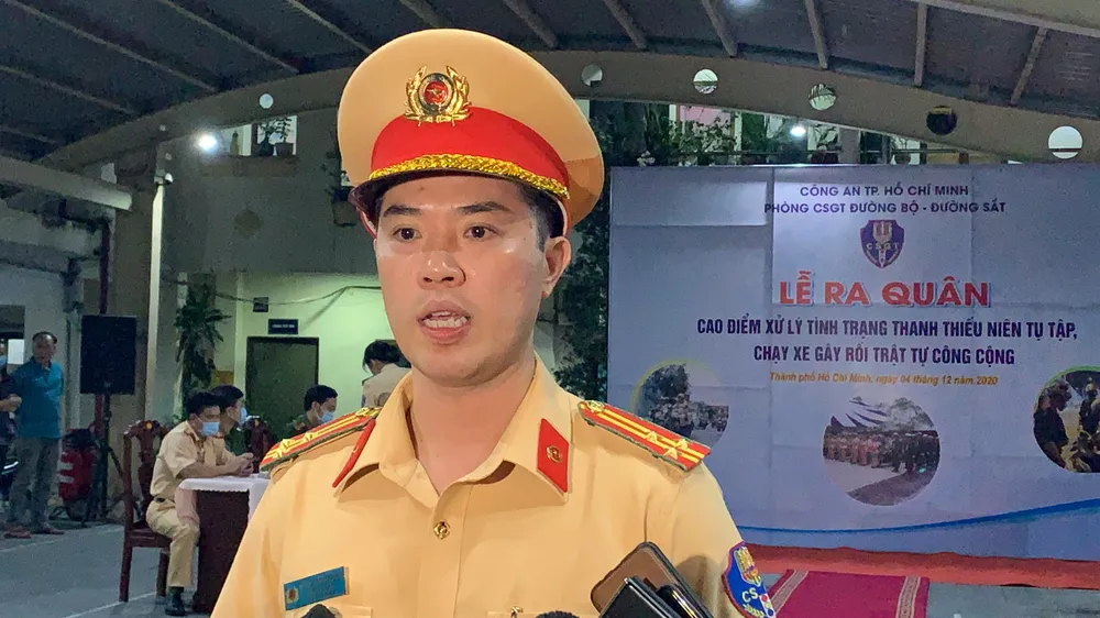 TPHCM: CSGT mở cao điểm phòng, chống thanh thiếu niên tụ tập, chạy xe gây rối trật tự ảnh 2