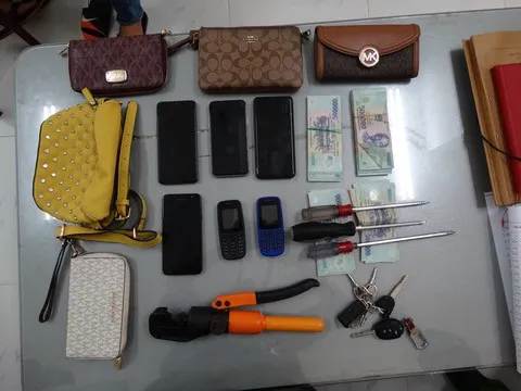 Bắt nhóm đối tượng dùng xe ô tô đi trộm cắp liên tỉnh ảnh 1