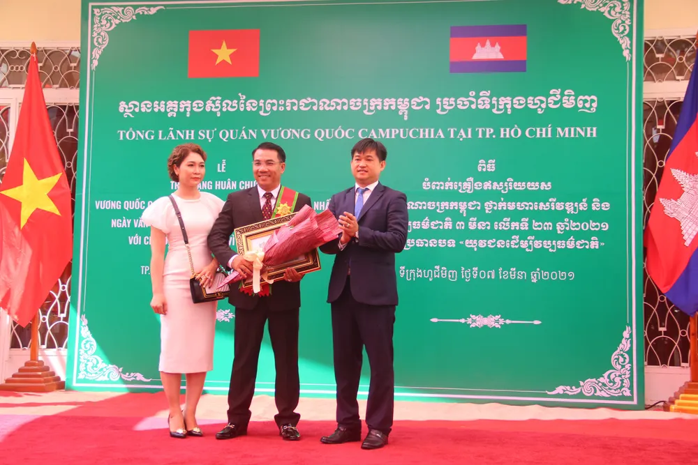 Tổ chức ngày Văn hoá dân tộc của người Khmer tại Tổng lãnh sự quán Campuchia ở TPHCM ảnh 3